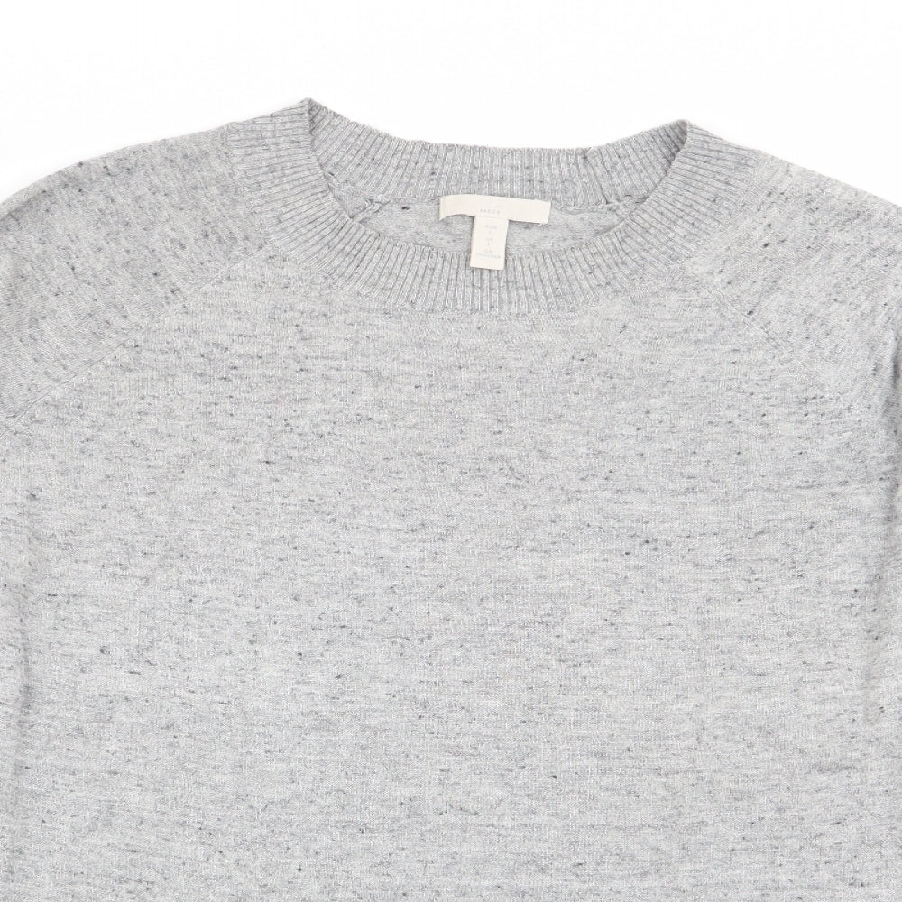 Womens UK Size L H&M Grey Pullover Jumper
