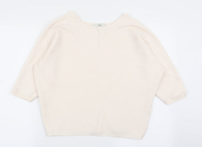 Asda George Womens Ivory   Pullover Jumper Size M