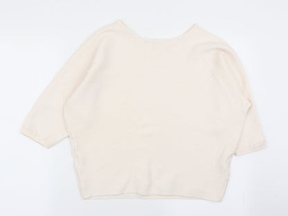 Asda George Womens Ivory   Pullover Jumper Size M