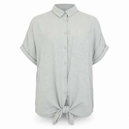 New Look Womens Green   Basic Button-Up Size 8