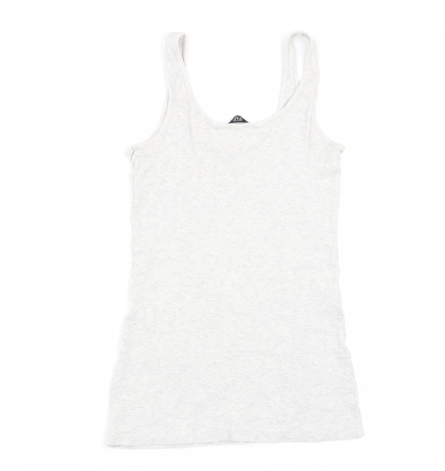 F&F Womens Grey   Basic Tank Size 10