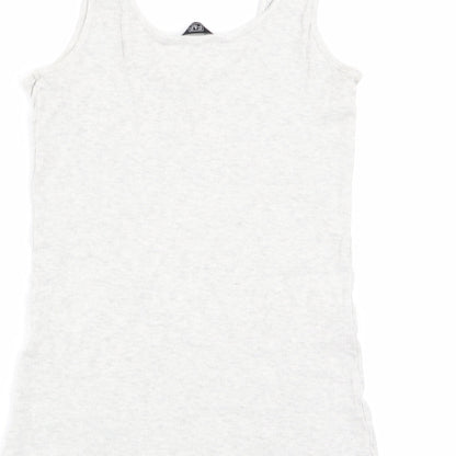 F&F Womens Grey   Basic Tank Size 10