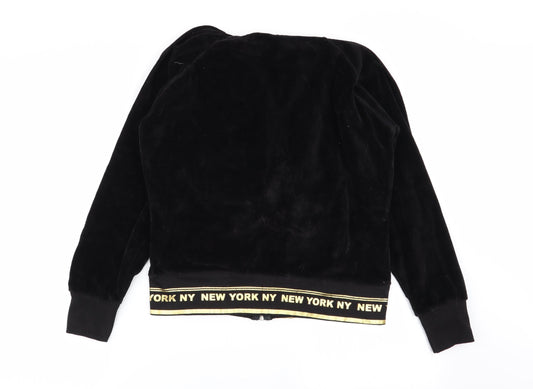 Grace Womens Black   Full Zip Jumper Size 16