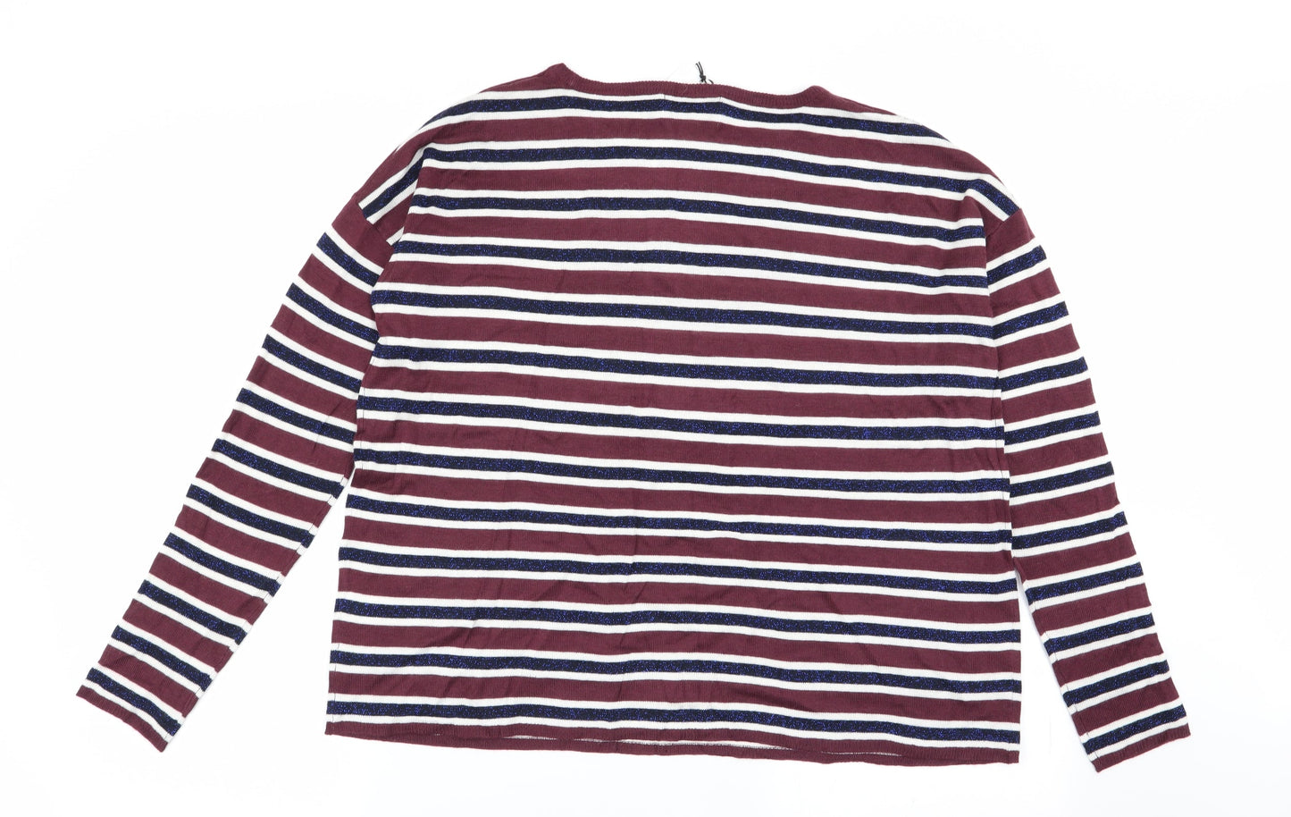Womens UK Size 10 Studio Multicoloured Pullover Jumper