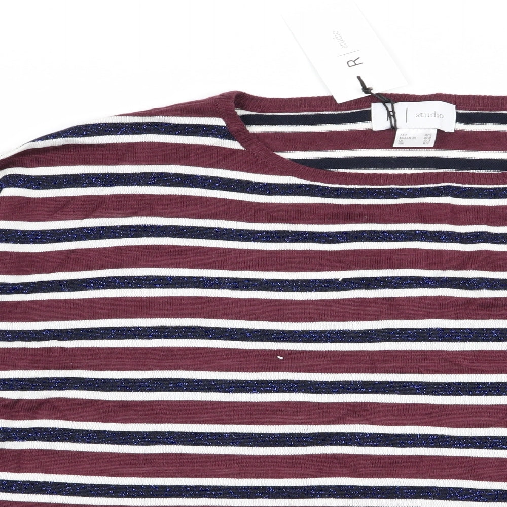 Womens UK Size 10 Studio Multicoloured Pullover Jumper