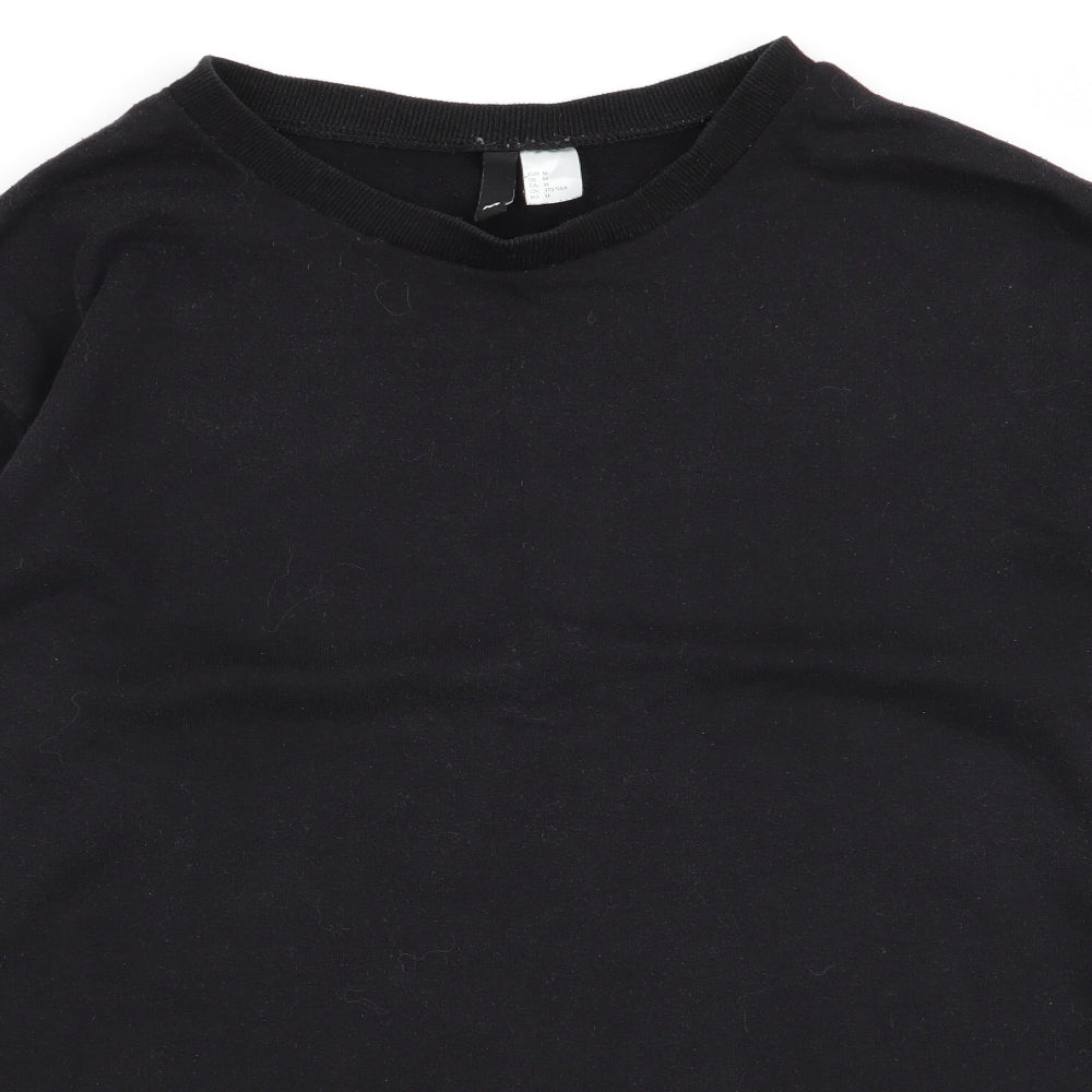 Womens UK Size M Divided by H&M Black Pullover Jumper