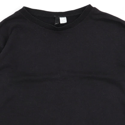 Womens UK Size M Divided by H&M Black Pullover Jumper