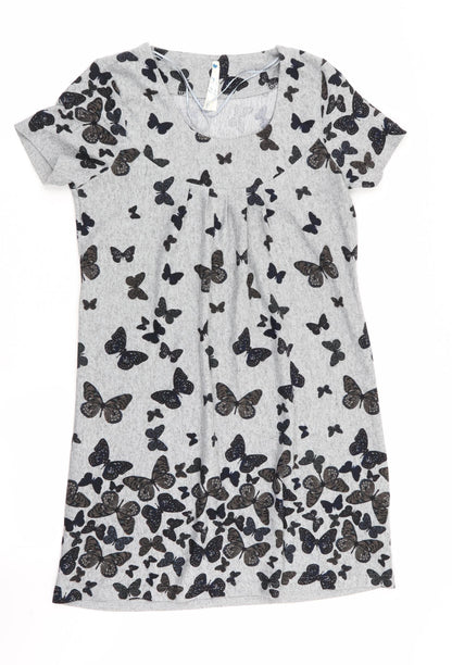 blue vanilla Womens Grey   Fit & Flare  Size S