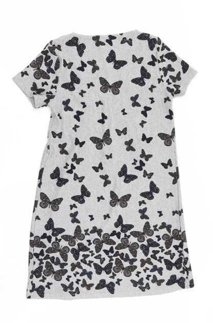 blue vanilla Womens Grey   Fit & Flare  Size S