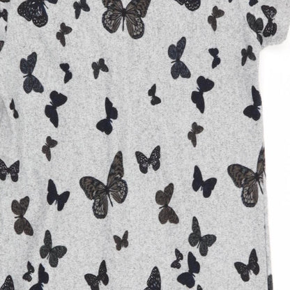 blue vanilla Womens Grey   Fit & Flare  Size S