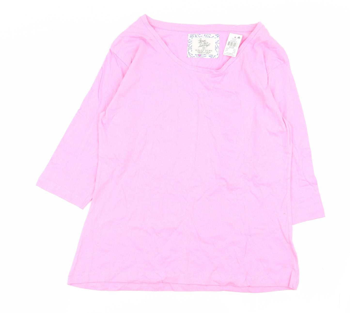 Primark Womens Pink Solid  Top Robe Size 10