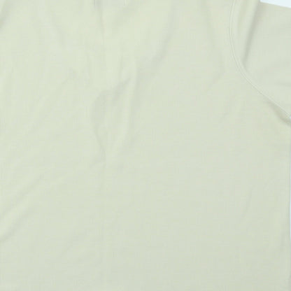 Womens UK Size M Bonmarché Ivory Basic T-Shirt