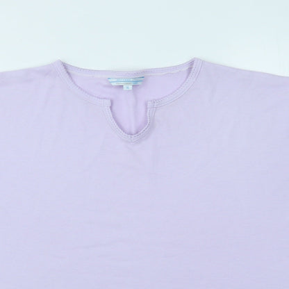 ANTONIA Womens Purple   Basic T-Shirt Size 16