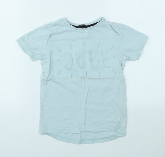 George Boys Blue   Basic T-Shirt Size 4-5 Years