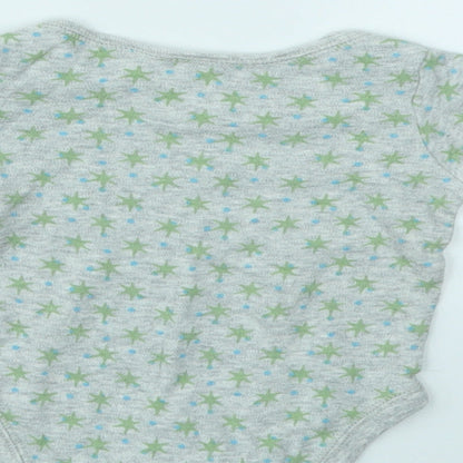 Gap Boys Grey Geometric  Babygrow One-Piece Size Newborn