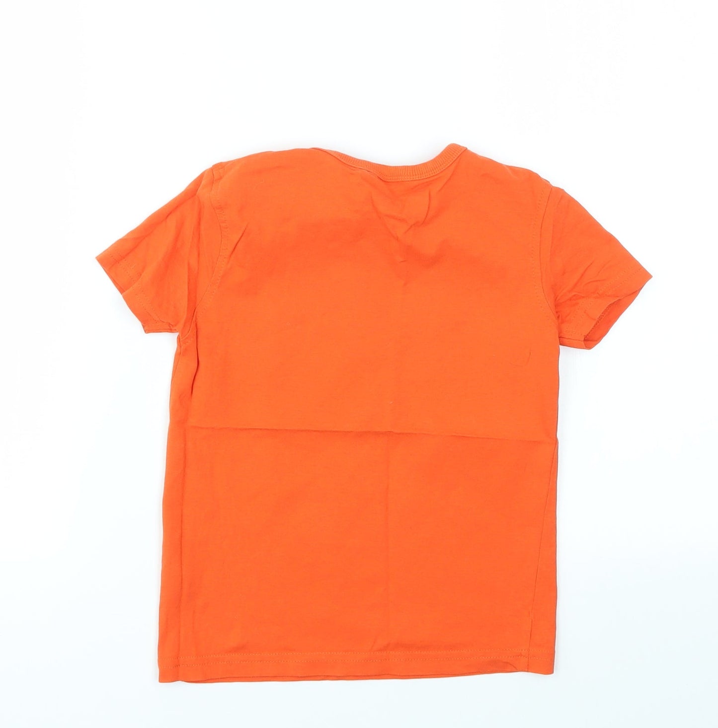 George Boys Orange   Basic T-Shirt Size 4-5 Years