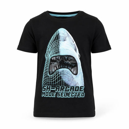 George Boys Black   Basic T-Shirt Size 5-6 Years