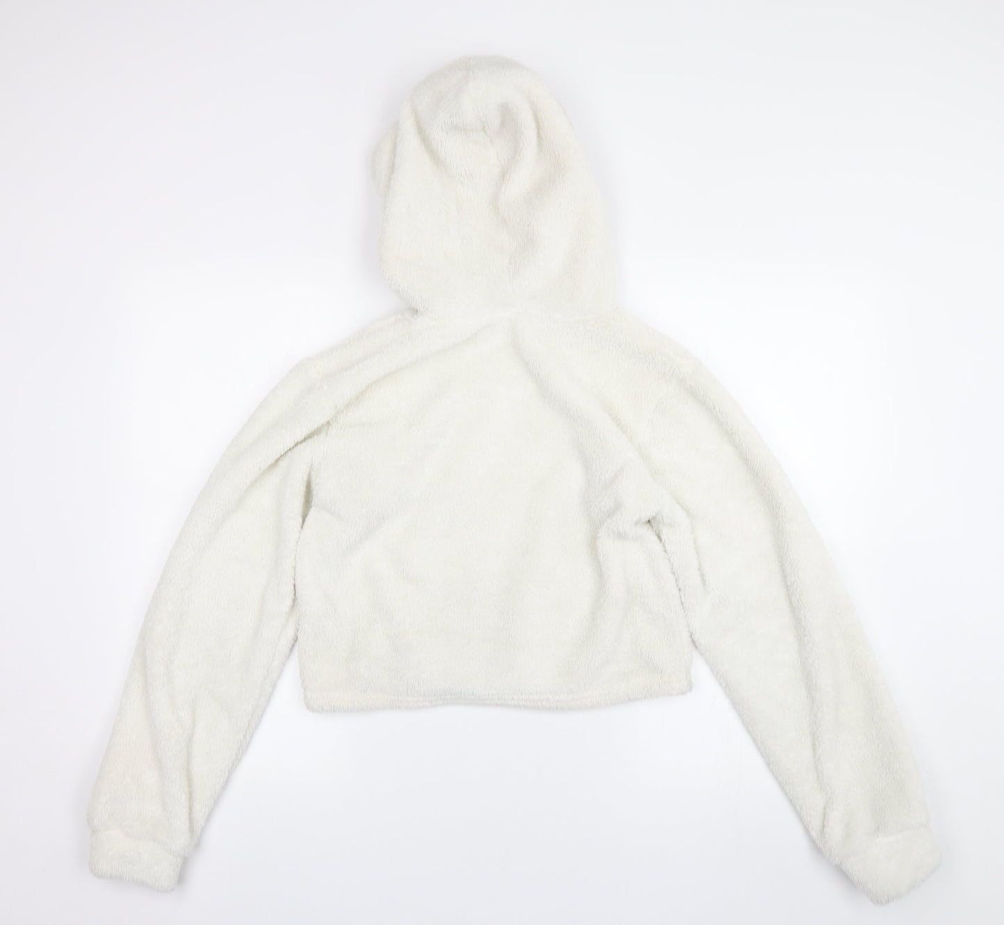 Select Womens White   Pullover Hoodie Size S