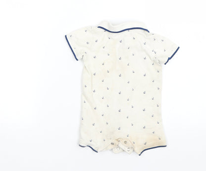 F&F Baby Beige Polka Dot  Basic Polo Size 6-9 Months