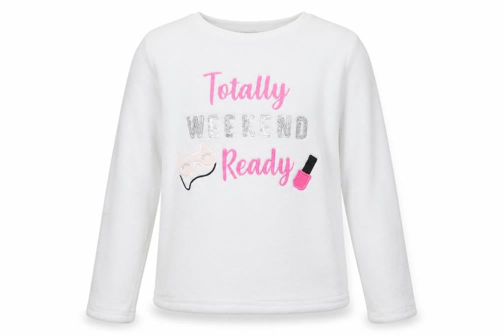 Pep&co Girls White   Top Pyjama Top Size 11-12 Years