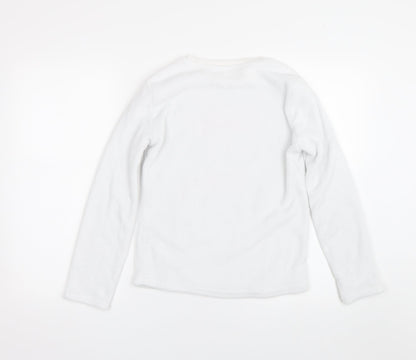 Pep&co Girls White   Top Pyjama Top Size 11-12 Years