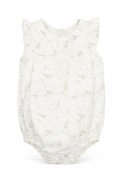 Sticky Fudge Girls Beige Floral  Basic Tank Size 12-18 Months