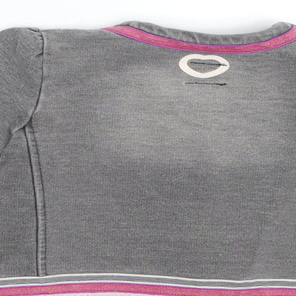 BeeBieLove Girls Grey   Cardigan Jumper Size 6-9 Months
