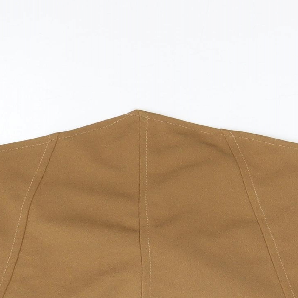 Boohoo Womens Brown   Cropped Tank Size 16