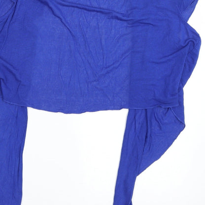 Womens UK Size 16 Per Una Blue Cape Jumper