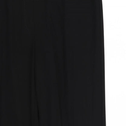 M&S Womens Black   Trousers  Size 14 L27 in