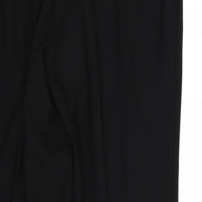 M&S Womens Black   Trousers  Size 14 L27 in