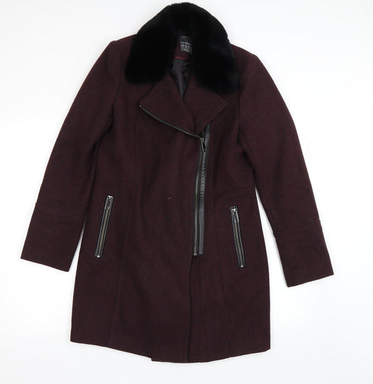 Primark Womens Red   Trench Coat Coat Size 10