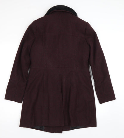 Primark Womens Red   Trench Coat Coat Size 10