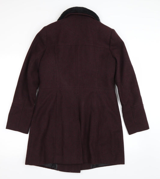 Primark Womens Red   Trench Coat Coat Size 10