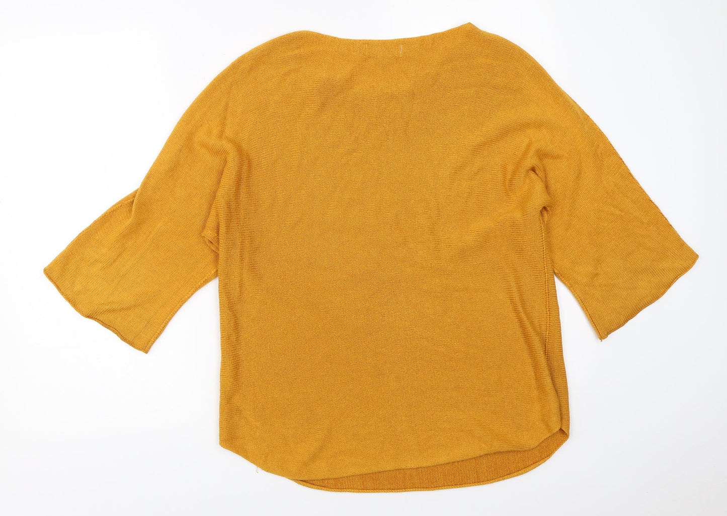 Womens UK Size M Isabella D Yellow Pullover Jumper