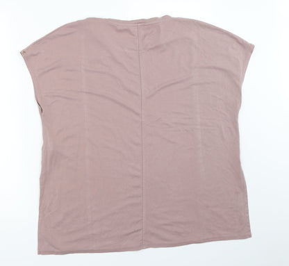 F&F Womens Pink   Basic T-Shirt Size 14