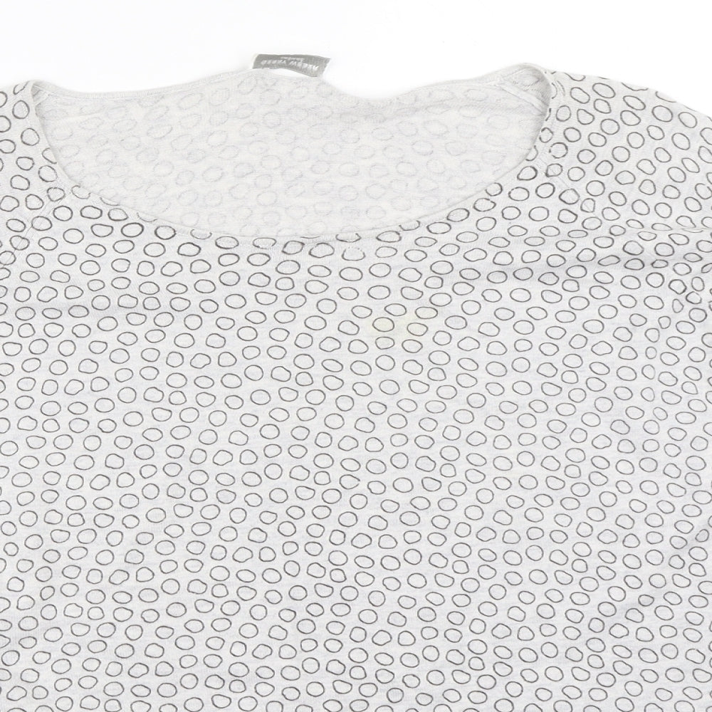 Womens UK Size 12 Gerry Weber Grey Pullover Jumper