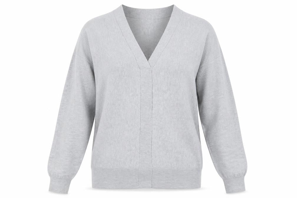 Womens UK Size 12 Peacocks Grey Pullover Jumper