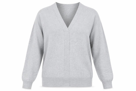 Womens UK Size 12 Peacocks Grey Pullover Jumper