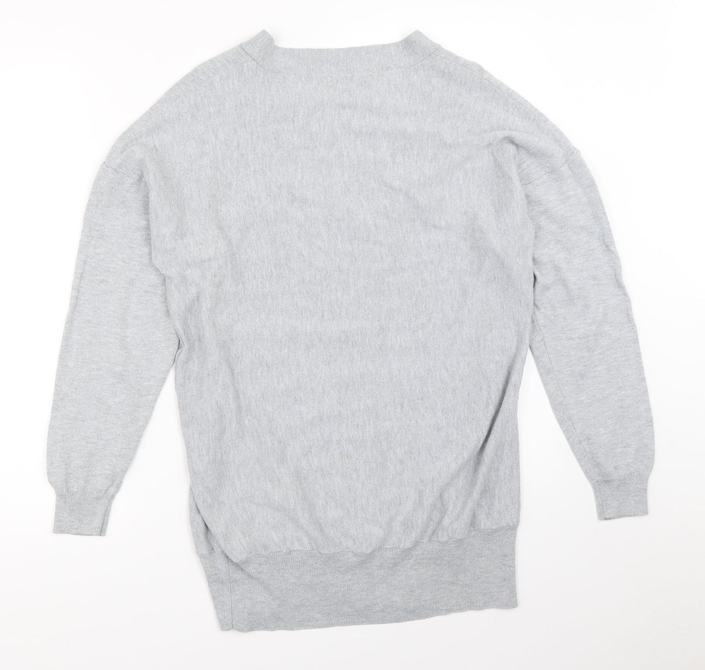 Womens UK Size 12 Peacocks Grey Pullover Jumper