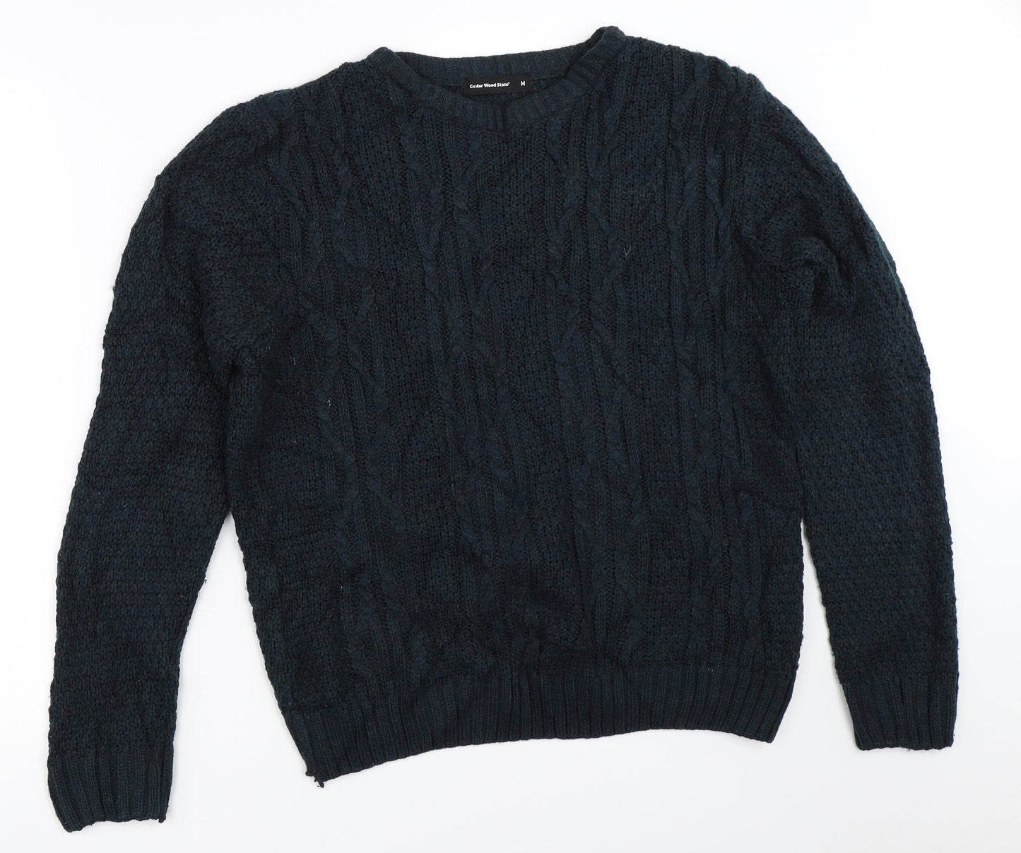 Cedar Wood State Mens Green   Pullover Jumper Size M