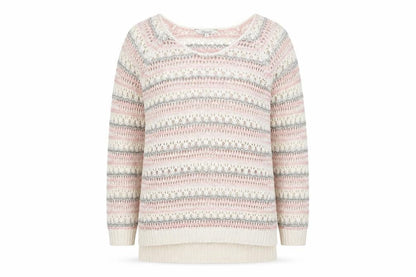 Womens UK Size M Peacocks Ivory Pullover Jumper