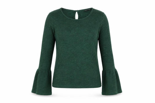 Womens UK Size XS SheIn Green Pullover Jumper
