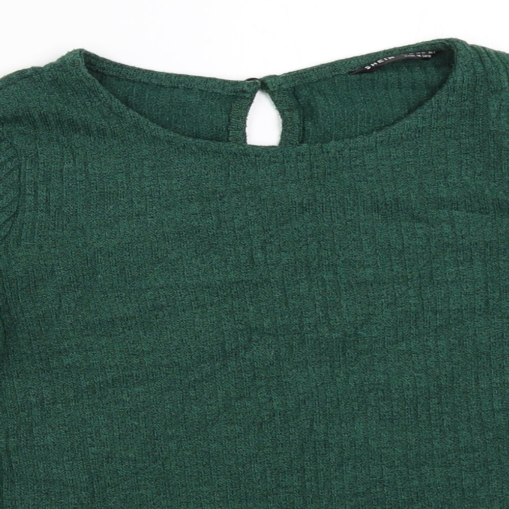 SheIn Womens Green   Pullover Jumper Size XS