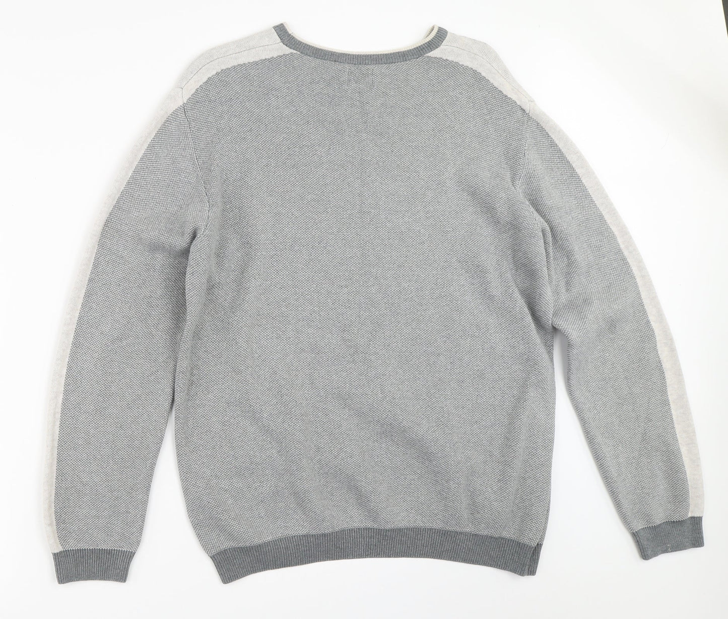 Matalan Mens Grey   Pullover Jumper Size L