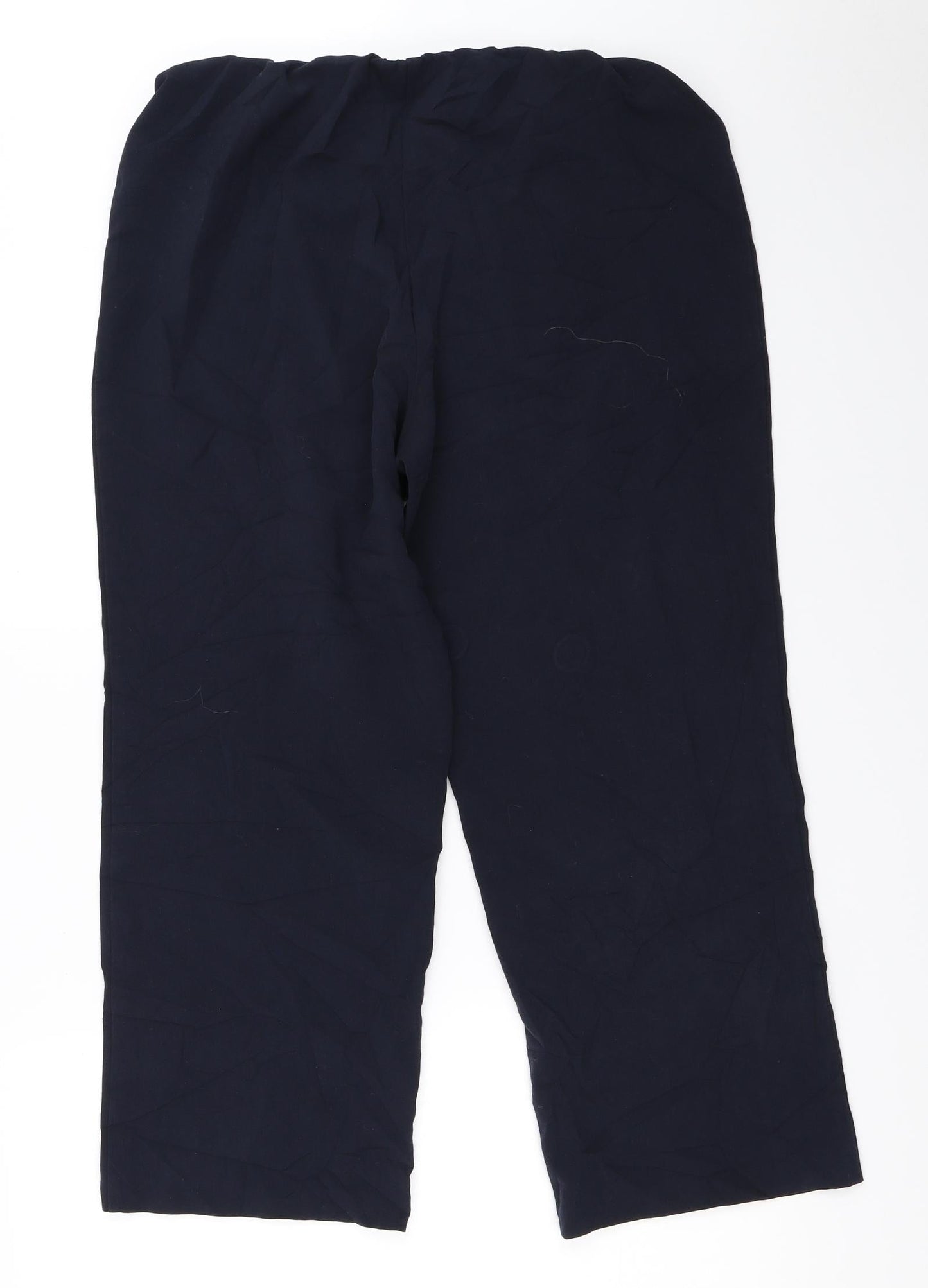 Womens UK Size 14 Sarah Hamilton Regular Fit  Blue Trousers