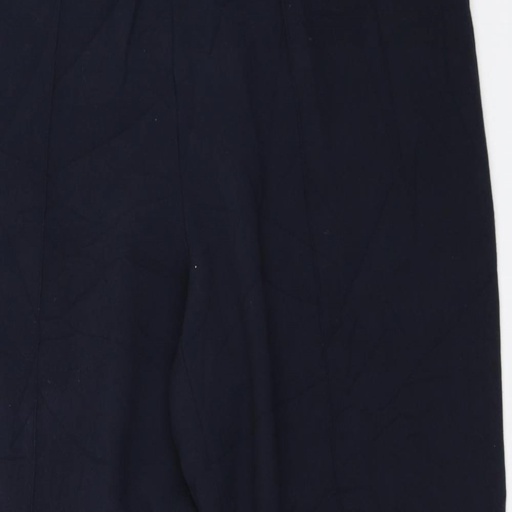 Womens UK Size 14 Sarah Hamilton Regular Fit  Blue Trousers
