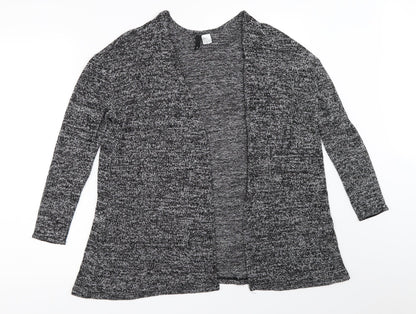 Womens UK Size S H&M Black Cardigan Jumper