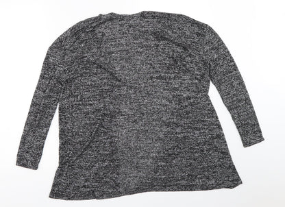 Womens UK Size S H&M Black Cardigan Jumper