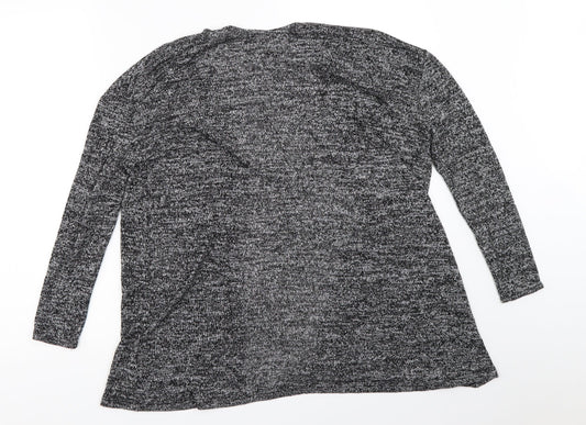 Womens UK Size S H&M Black Cardigan Jumper